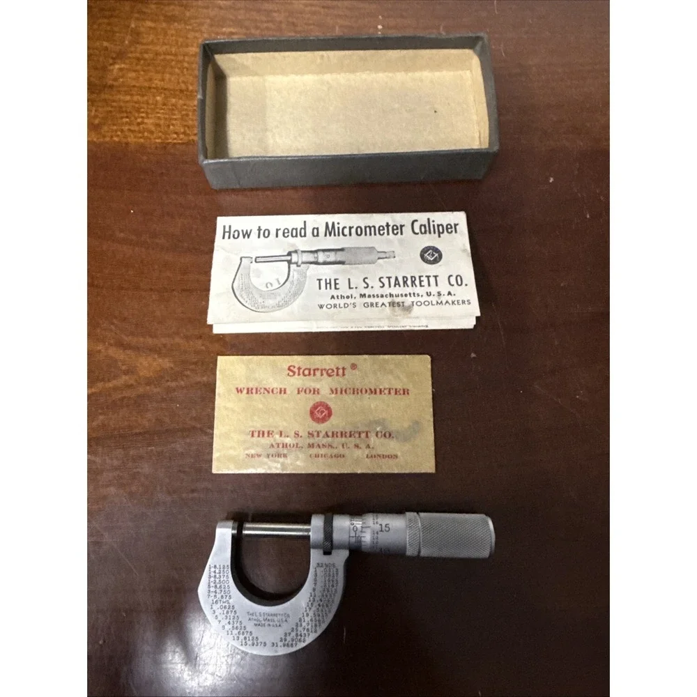 Starrett 230fl micrometer
